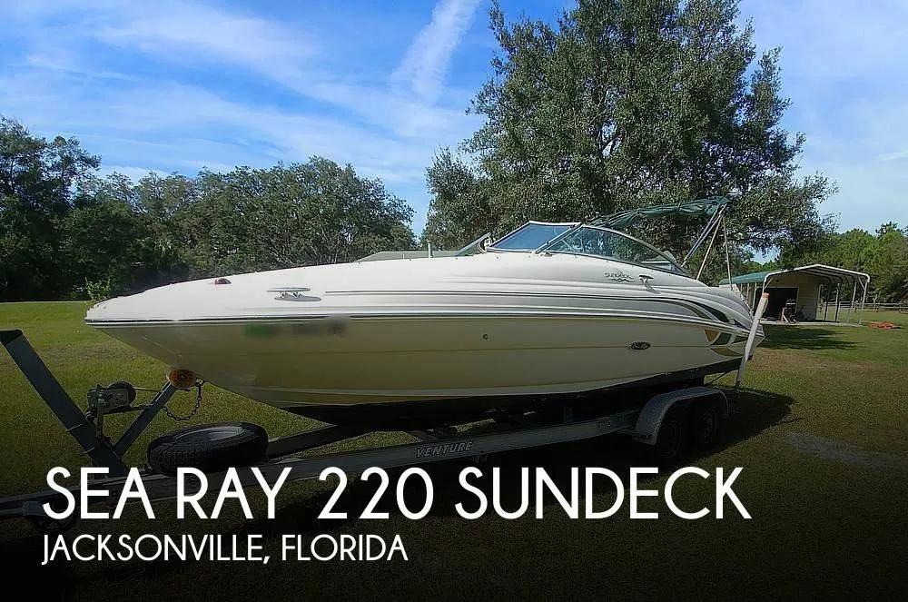 2002 Sea Ray 220 Sundeck in Jacksonville, FL