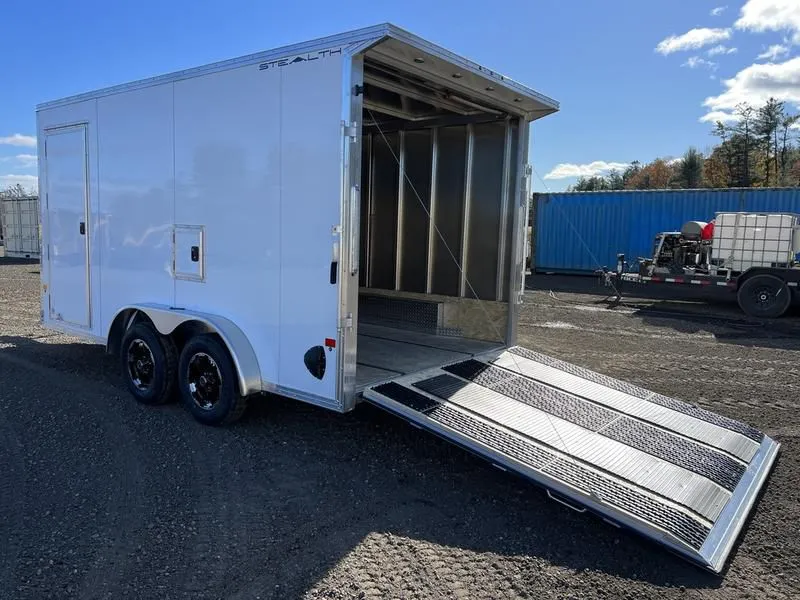 2024 Stealth Trailers  7.5x14 Aluminum 2/3-Place w/Rear Canopy & Extra Height
