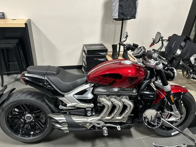 2022 Triumph  Rocket 3 R 221 Red Hopper Sapphire Black