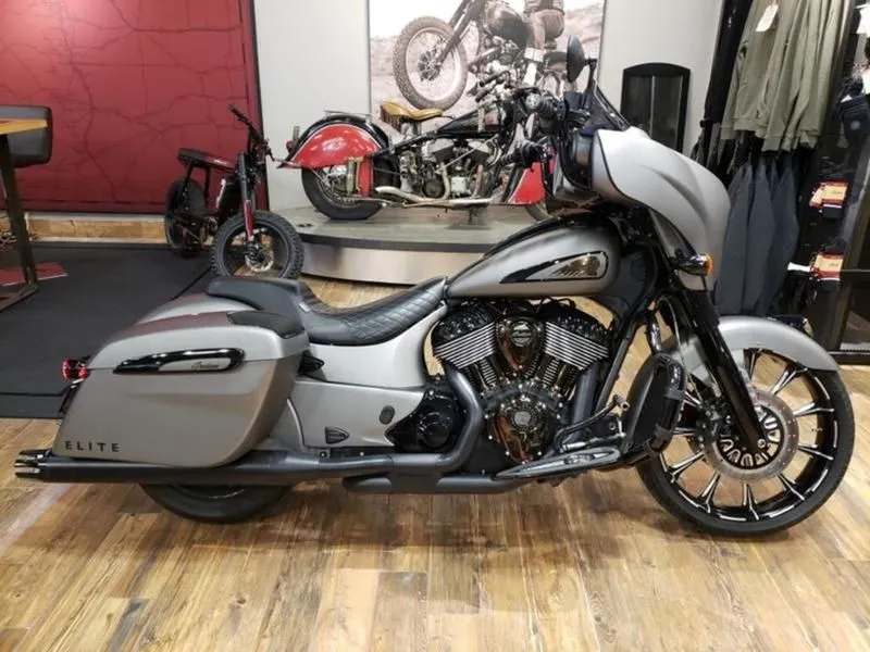 2022 Indian Motorcycle Chieftain Elite Heavy Metal Smoke with Polished Bronze Accents