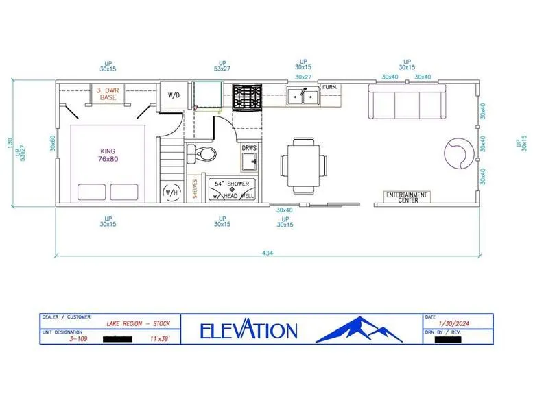 2024 Elevation Park Model 3-109