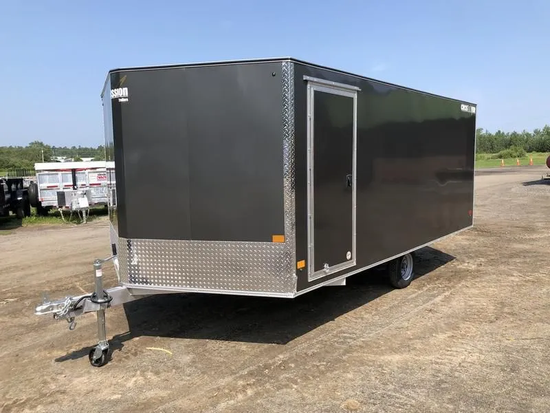 2023 Mission Trailers  101x14 Aluminum 2-Place Crossover 2.0 w/Tapered Rear Ramp, Torsion Axle
