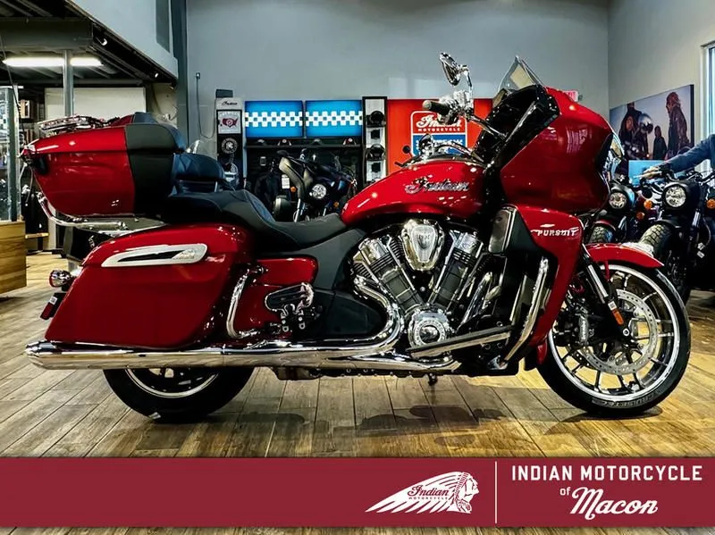 2024 Indian Motorcycle Pursuit Limited Sunset Red Metallic