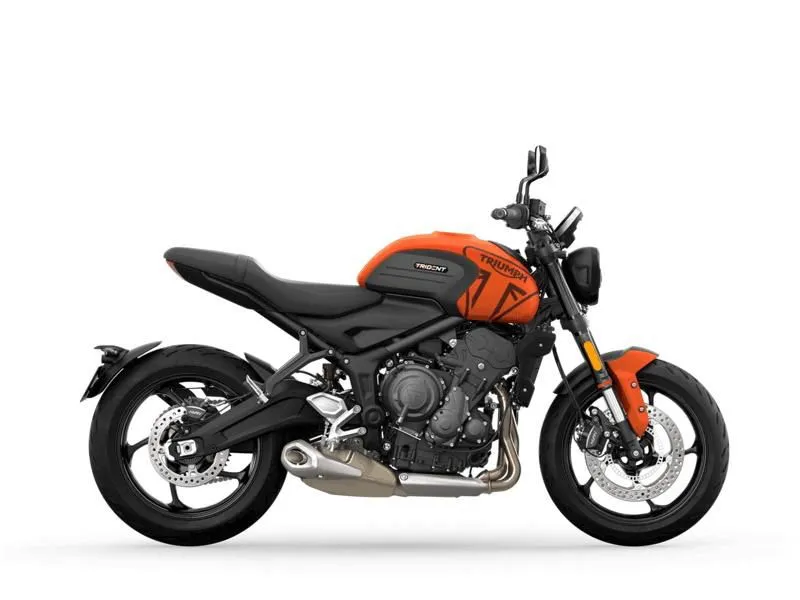 2023 Triumph  Trident 660 Matte Baja Orange / Matte Storm Grey