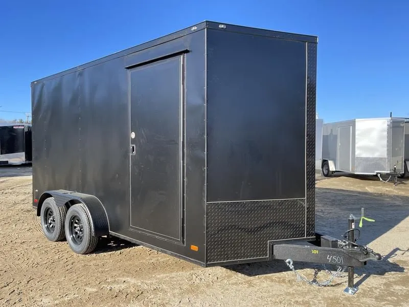 2022 Covered Wagon Trailers  7x14 Enclosed Cargo Trailer w/ Blackout Package and Extra Height