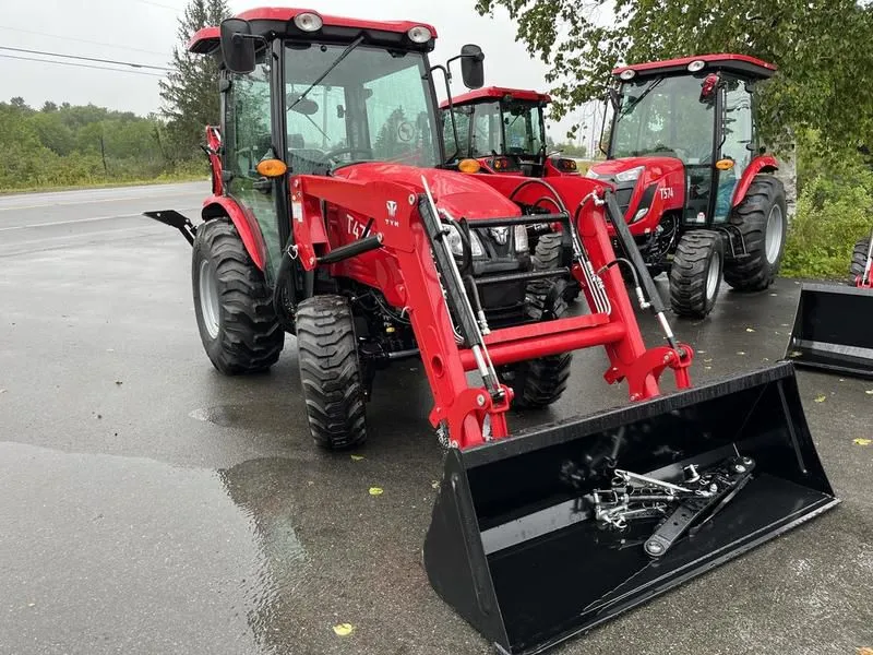 2023 TYM  T474HC Hydrostatic Tractor with 48.3HP, Cab, Loader and Backhoe