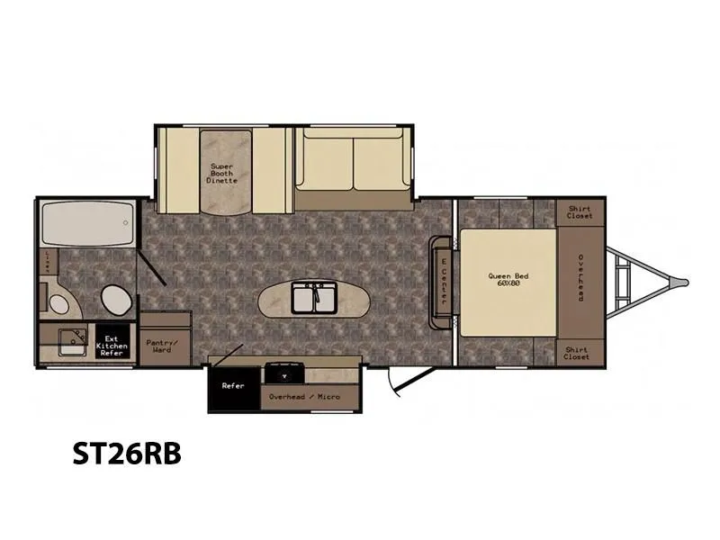 2016 CrossRoads RV Sunset Trail Sunset Grand Reserve ST26RB