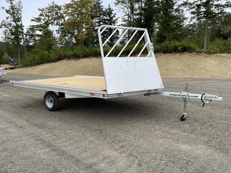 2022 SnoPro Trailers  101x12 Drive On/Off Aluminum Open 2-Place Snow Trailer