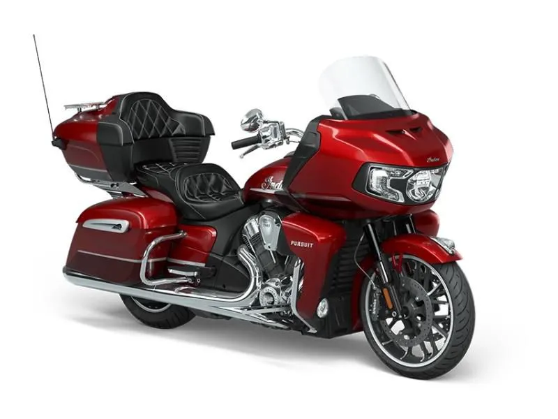 2023 Indian Motorcycle Pursuit Limited with Premium Package Maroon Metallic / Crimson Metallic