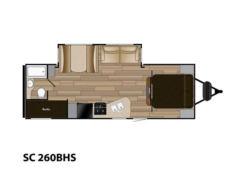 2016 Cruiser RV Shadow Cruiser SC 260BHS