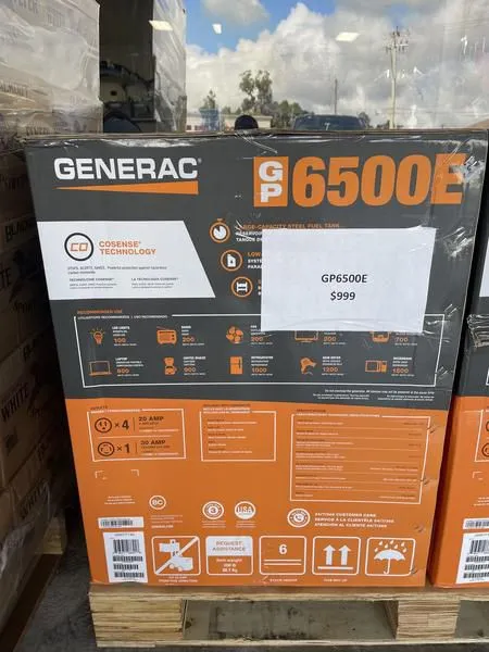 2023 Generac Power Systems GP6500E