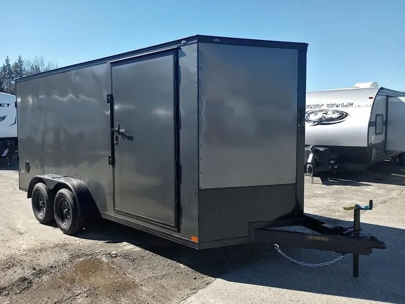2024 Covered Wagon Trailers  7x16 7K Enclosed Cargo w/Extra Height, Blackout Package