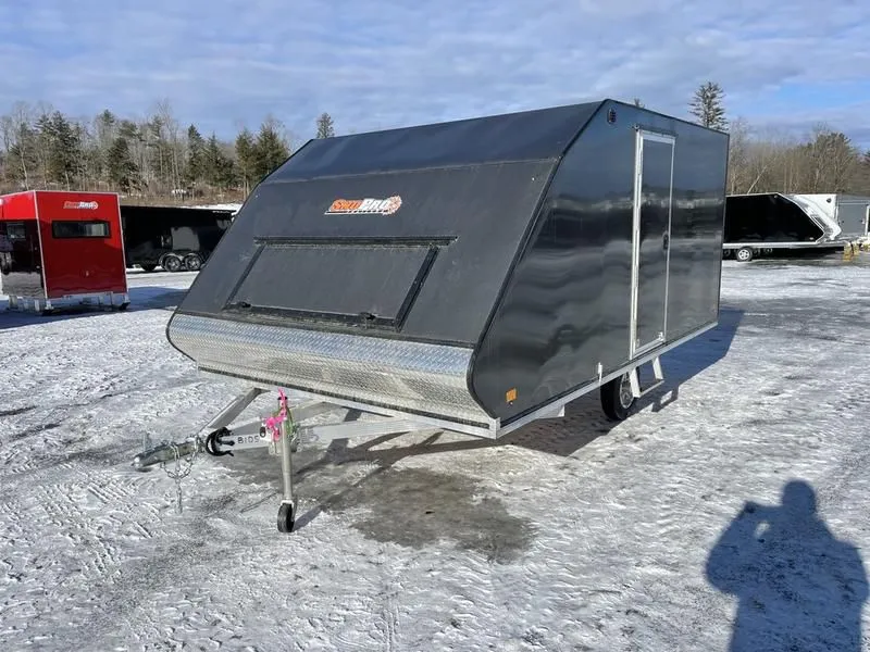 2022 Sno Pro  101x13 Aluminum Hybrid 2-Place Snowmobile Trailer