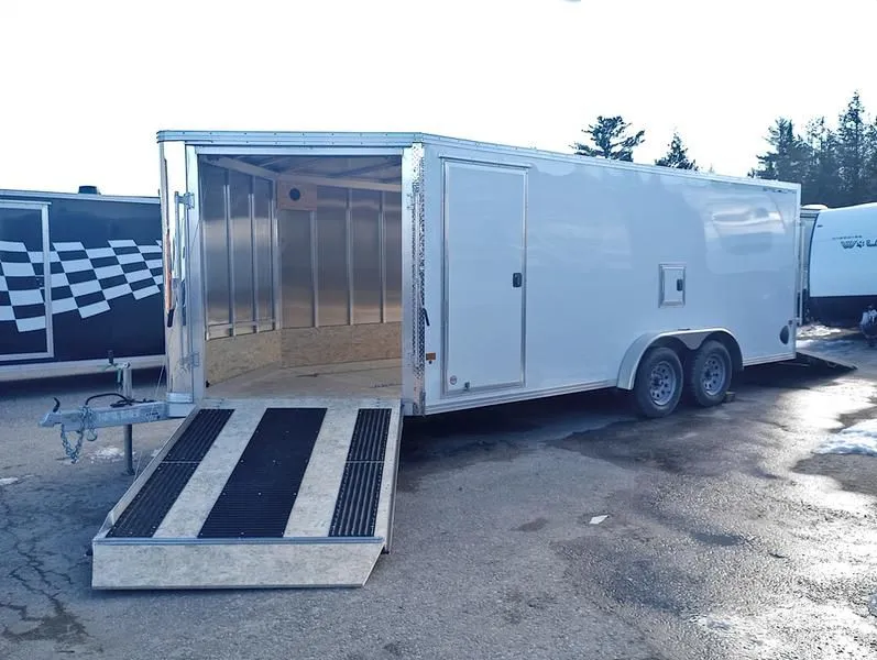 2024 Stealth Trailers  7.5x18 Aluminum 3-Place Drive In/Out w/Mats & Guides, Fuel Door