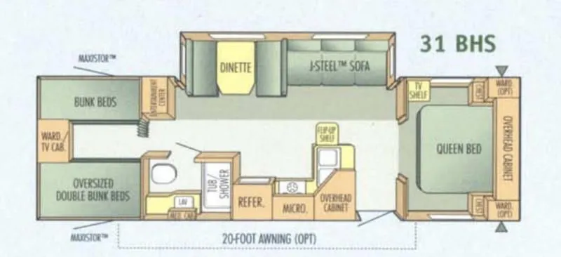 2004 Jayco JAY FLIGHT 31BHS