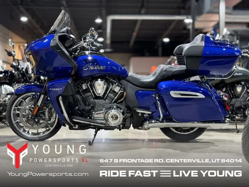 2023 Indian Motorcycle Pursuit Limited with Premium Package Spirit Blue Metallic