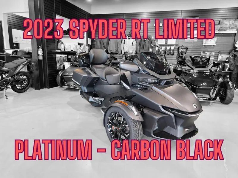 2023 Can-Am Spyder RT Limited Platinum - Carbon Black