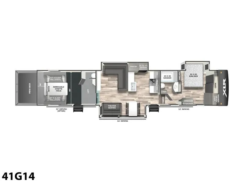 2024 Forest River XLR Nitro 41G14