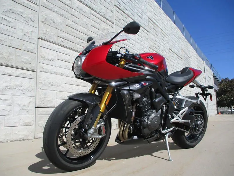 2022 Triumph Speed Triple 1200 RR Red Hopper Storm Grey