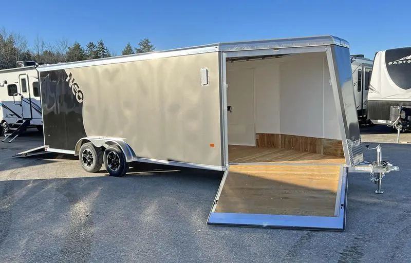 2023 NEO Trailers  7.5x23 Aluminum 4/5-Place Drive In/Out w/Aluminum Wheels, Rear Spoiler