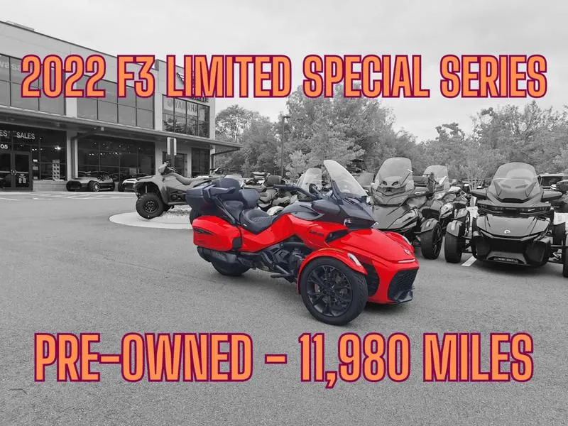 2022 Can-Am Spyder F3 Limited Special Series - Pre-Owned