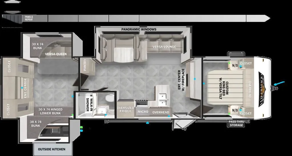 2024 Forest River Wildwood 31KQBTS