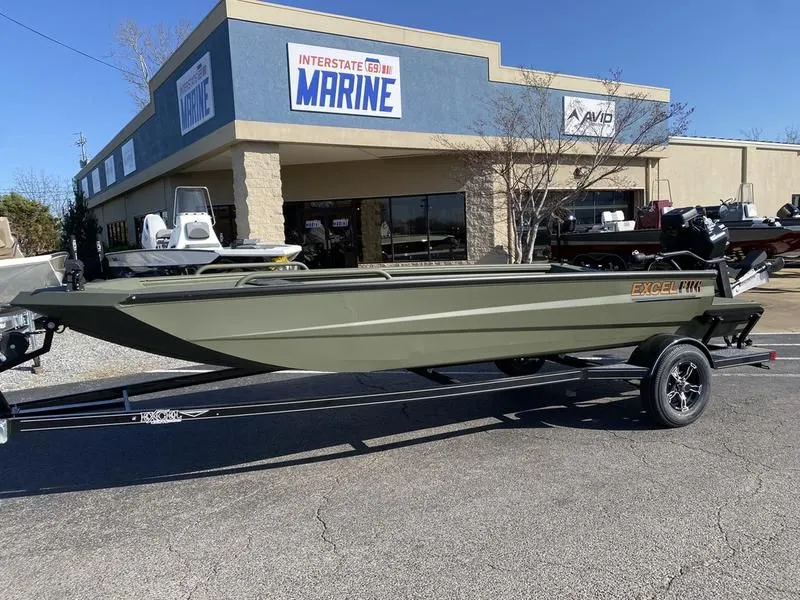 2024 Excel Boats 1854 Shallow Water F4 PRO HDR40 MudBuddy Spud Poles / Lightbar