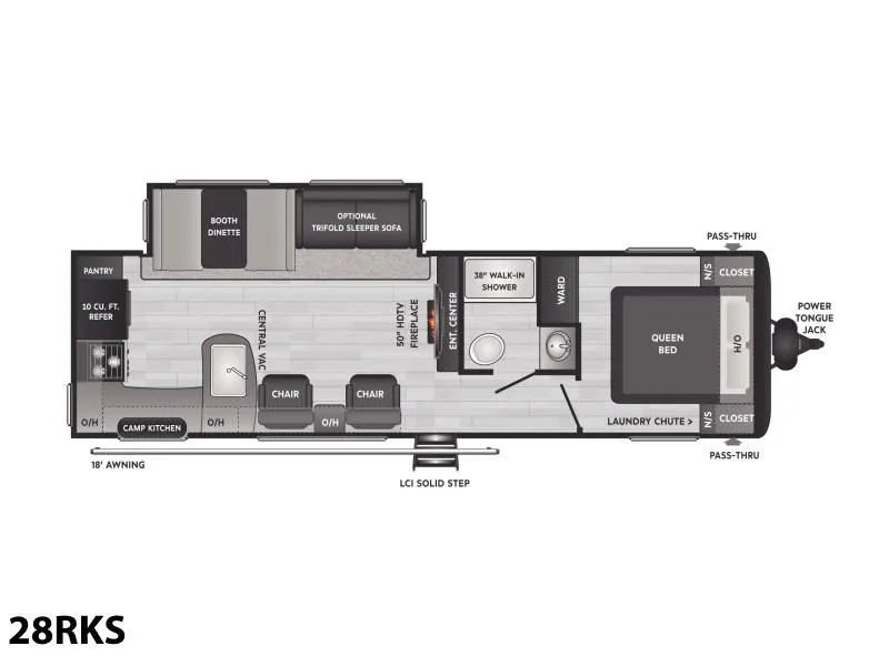 2022 Keystone RV Hideout 28RKS