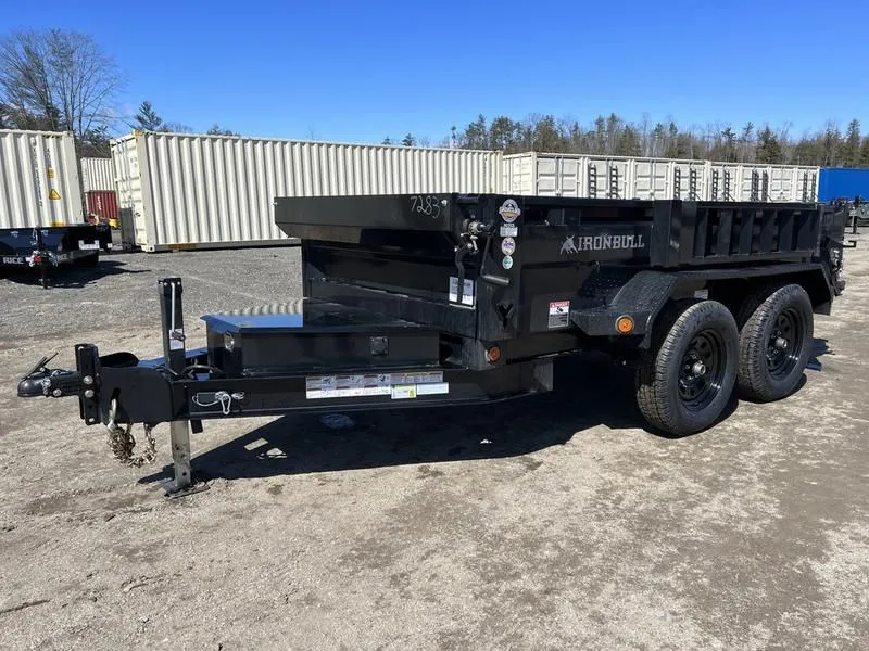 2023 Iron Bull Trailers  5x10 7K Dump Trailer w/ D-Rings, Spare Mount, & Ramps
