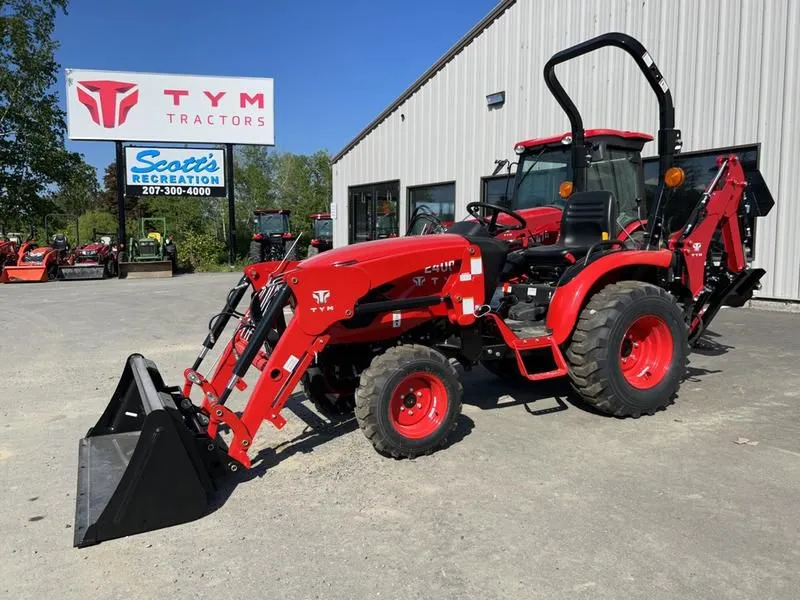 2023 TYM  2400h Hydrostatic Tractor with Loader, Backhoe and 24 HP