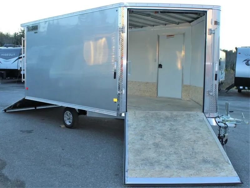 2022 Mission Trailers  101x12 Aluminum 2-Place Drive-In Drive-Out Deckover w/Aluminum Wheels