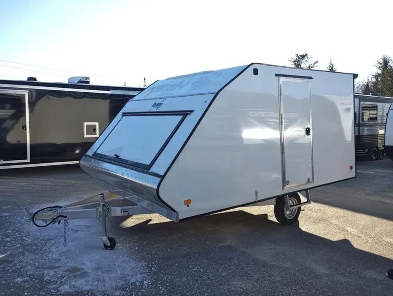 2024 Mission Trailers  101x12 Aluminum 2-Place Crossover w/Galvanized Pkg, Tapered Ramp, Canopy