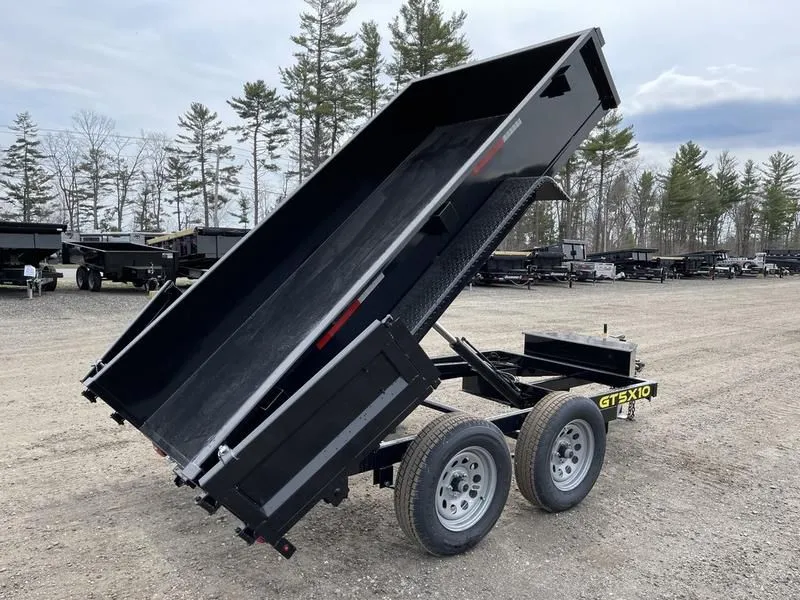 2022 Griffin Trailers  5x10 7K Powder Coated Dump Trailer w/Barn Door Gate