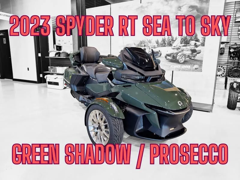 2023 Can-Am Spyder RT Sea-To-Sky - Green Shadow