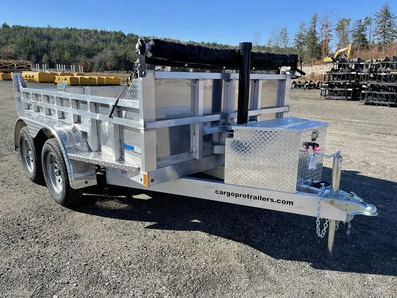 2022 Cargo Pro  6x10 7K Aluminum Dump Trailer w/ Tarp System