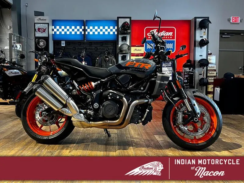 2023 Indian Motorcycle FTR Stealth Gray/Orange Burst