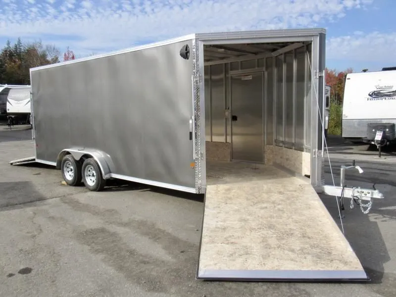 2022 E-Z Hauler by Mission Trailers  7.5x18 Aluminum 3-Place Drive-In Drive-Out w/Rust-Free Pkg, Extra Height