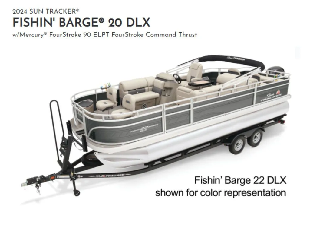 2024 Sun Tracker Fishin' Barge 20 DLX