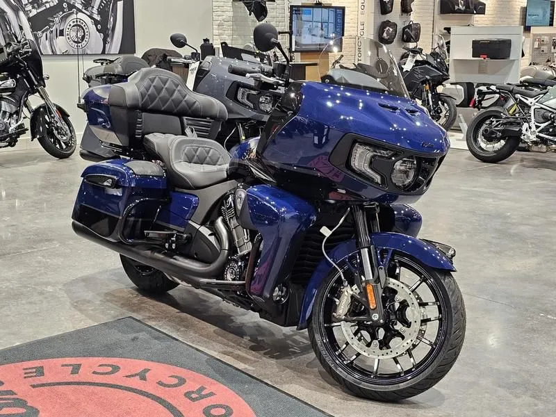 2024 Indian Motorcycle Pursuit Dark Horse with PowerBand Audio Package Springfield Blue