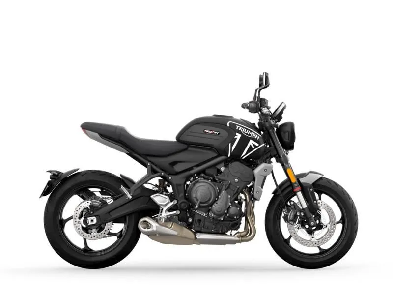 2023 Triumph  Trident 660 Matte Jet Black / Matte Silver Ice