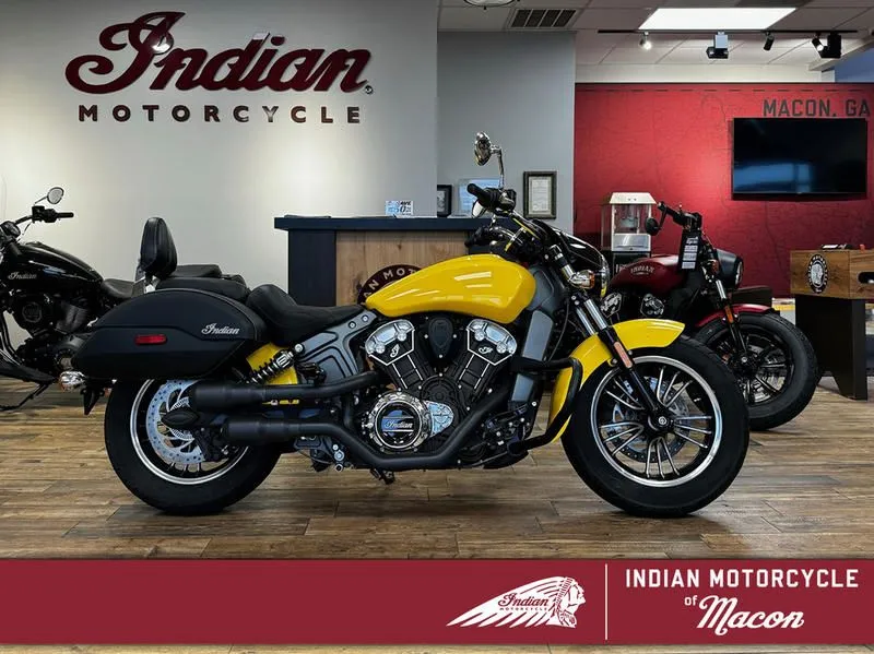 2018 Indian Motorcycle Scout Icon ABS Solar Flare Yellow