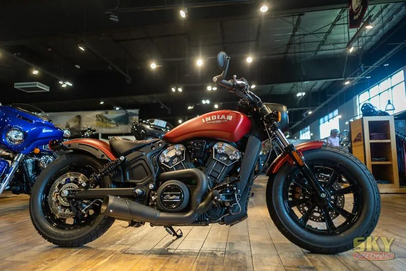 2024 Indian Motorcycle Scout Bobber ABS Sunset Red Smoke