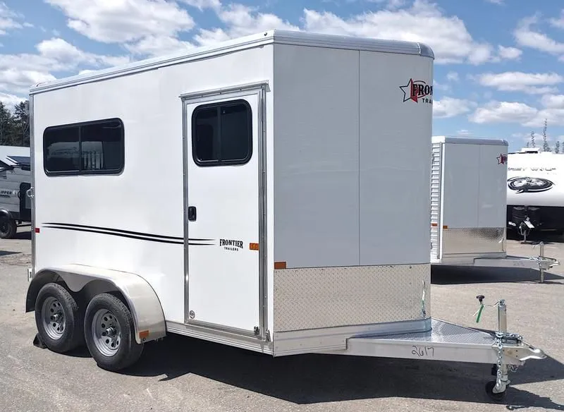 2023 Frontier Trailers  Strider Series Aluminum 2 Horse Combo/Slant Load w/Front Tack, Extra Height