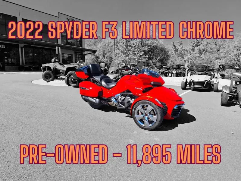 2022 Can-Am Spyder F3 Limited Chrome - Pre-Owned