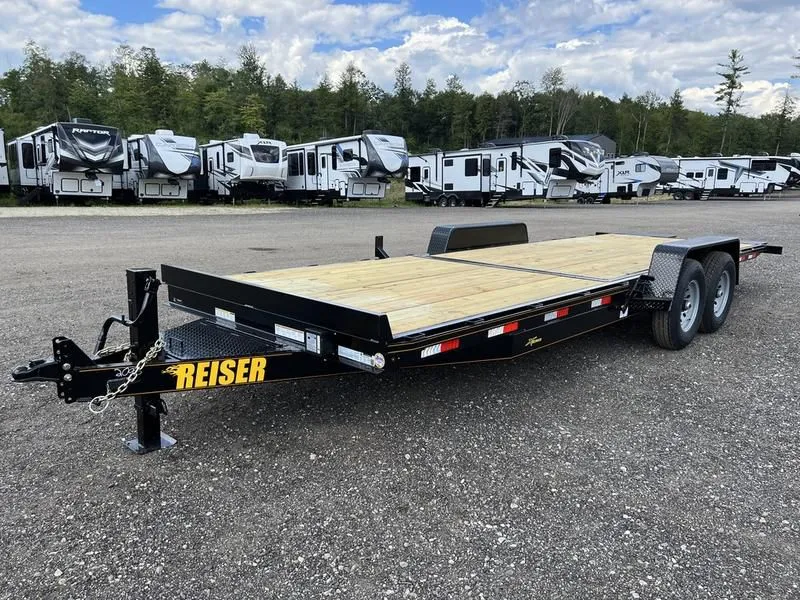 2023 Reiser Trailers  7x22 14K Tilt Deck Trailer w/ Spare Tire Mount & Tool Box!
