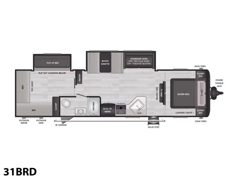 2024 Keystone RV Hideout 31BRD