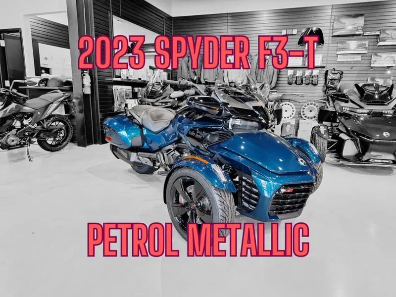 2023 Can-Am Spyder F3-T - Petrol Metallic