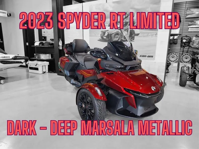 2023 Can-Am Spyder RT Limited Dark - Deep Marsala Metallic