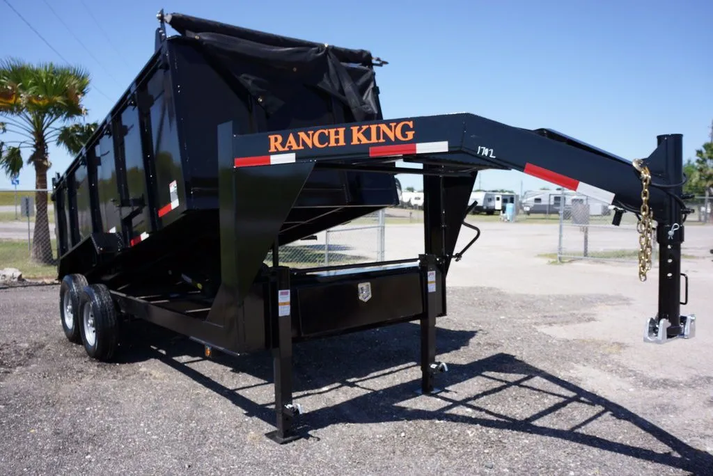 2020 Ranch King Trailers Heavy Duty Dump GVWR 14000# DT12610-90EE