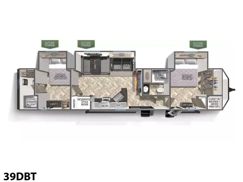 2024 Palomino Puma Destination 39DBT